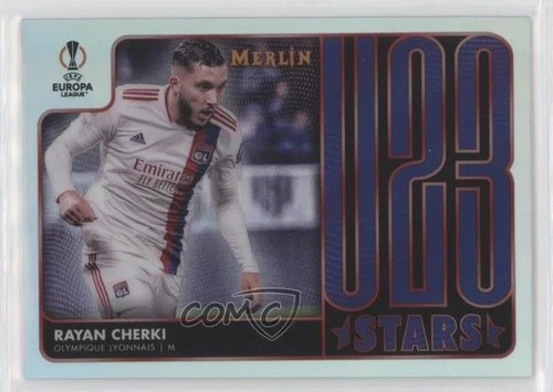 Rayan Cherki 2021 Topps Merlin Collection Chrome UCL #U23-5