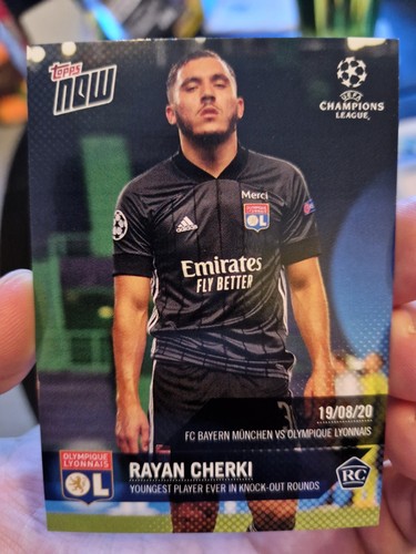 Rayan Cherki 2020 Topps Now