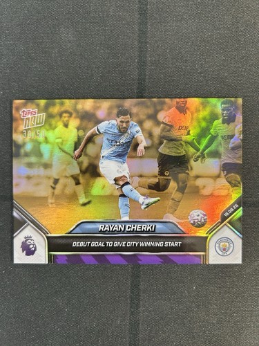 Rayan Cherki 2026 Topps NOW Gold Foil /50