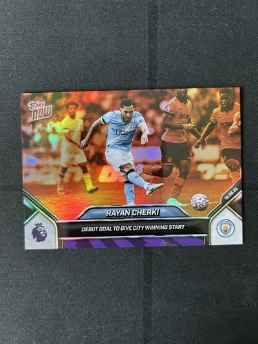 Rayan Cherki 2025 Topps NOW Orange Foil /25
