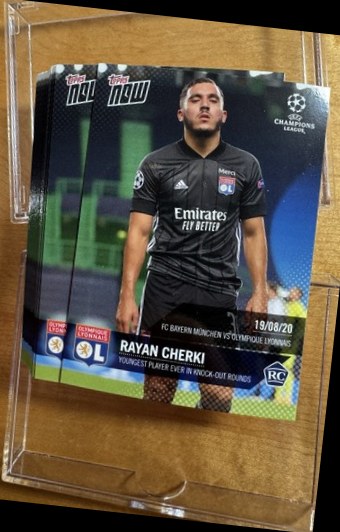 Rayan Cherki 2019 Topps Now UEFA #077
