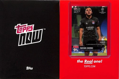 Rayan Cherki 2019 Topps Now UEFA