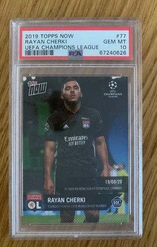 Rayan Cherki 2019 Topps Now UEFA Champions League /077