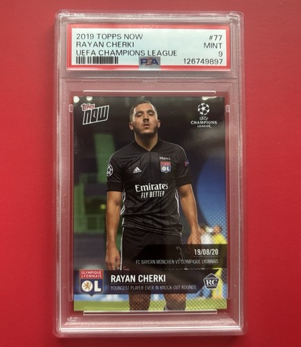 Rayan Cherki 2019 Topps Now UEFA Champions League #77
