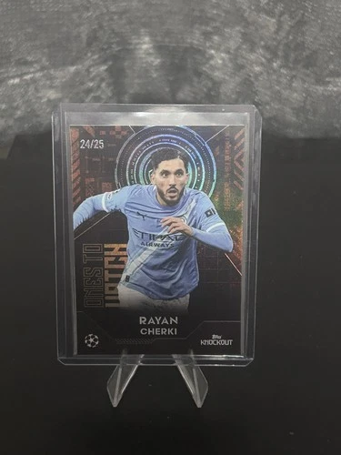 Rayan Cherki 2025 Topps UCC Knockout /25