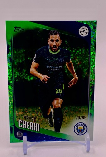 Rayan Cherki 2026 Topps UEFA Champions League Green /99