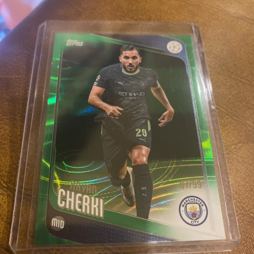 Rayan Cherki 2026 Topps UEFA Champions Verde /99