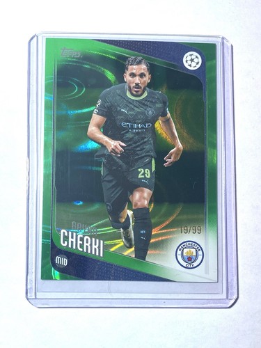 Rayan Cherki 2025 Topps UEFA Club Competitions Green /99