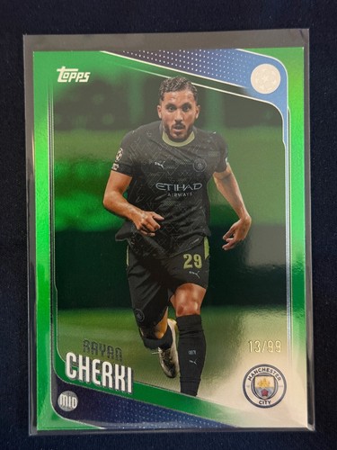 Rayan Cherki 2025 Topps UEFA UCC Verde /99