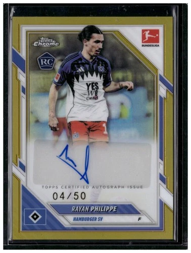 Rayan Philippe 2025 Topps Chrome Gold /50