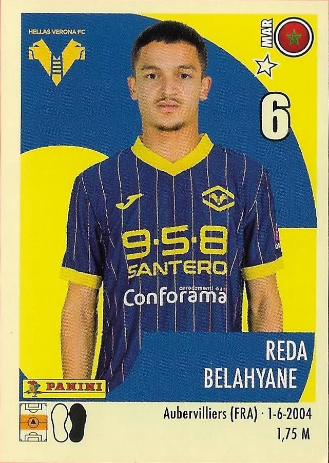 Reda Belahyane 2024 Panini Calciatori Stickers Red