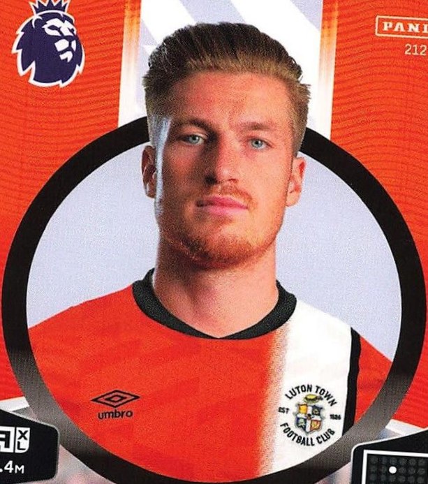 Reece Burke 2024 Panini Adrenalyn XL Premier League