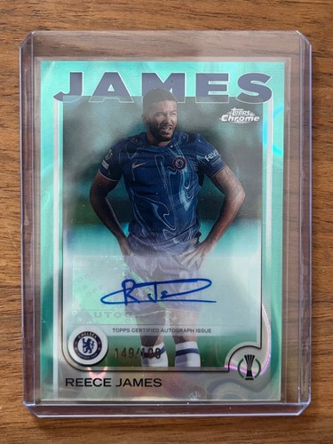 Reece James 2024 Topps Chrome Aqua Lava /199