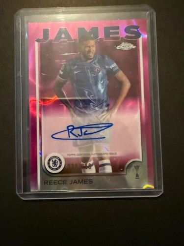 Reece James 2024 Topps Chrome Pink /250