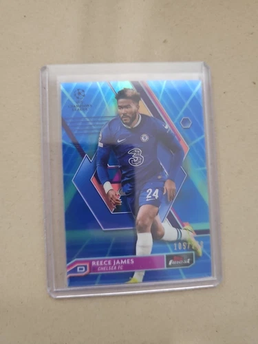 Reece James 2022 Topps Finest Blue Vapor /250