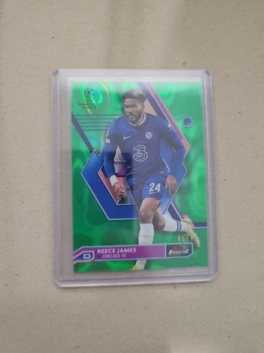 Reece James 2022 Topps Finest Green /99