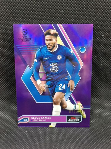 Reece James 2022 Topps Finest Purple Refractor /299