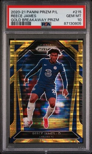 Reece James 2020 Panini Prizm Gold Breakaway Prizm 5/10