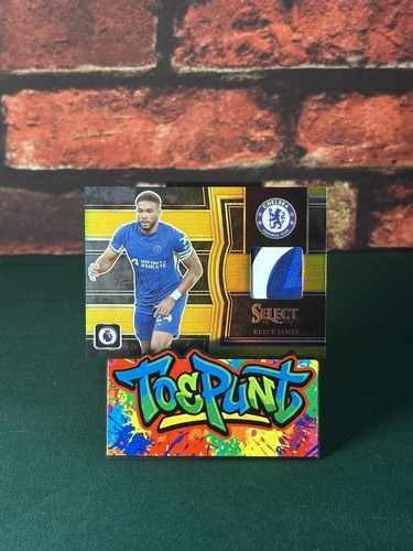 Reece James 2023 Panini Select Gold Prizm /10