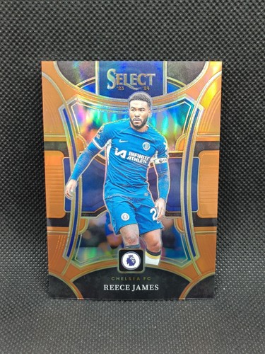 Reece James 2023 Panini Select Orange Prizm /75