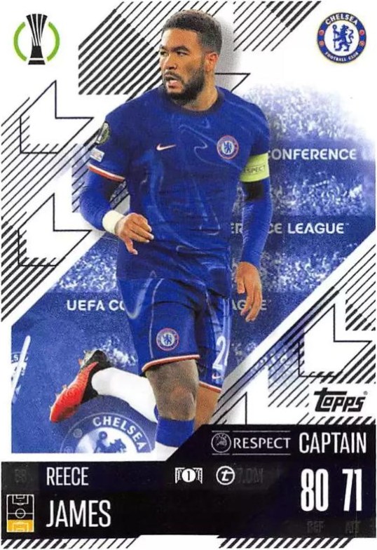 Reece James 2024 Topps Match Attax UEFA Club Competitions