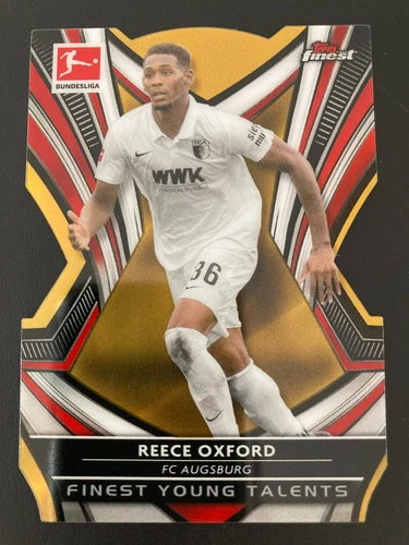 Reece Oxford 2020 Topps Finest Gold Refractor /50
