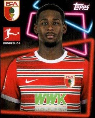 Reece Oxford 2022 Topps Bundesliga Stickers