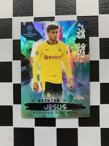Reinier Jesus 2020 Topps Chrome UCL Aqua /199