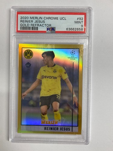 Reinier Jesus 2020 Topps Merlin Chrome Gold /50