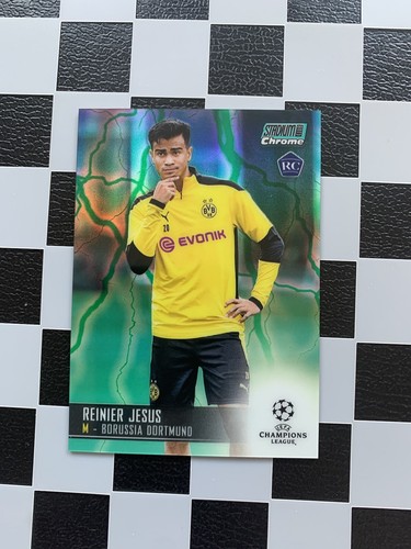 Reinier Jesus 2020 Topps Stadium Club Chrome Aqua Green /150