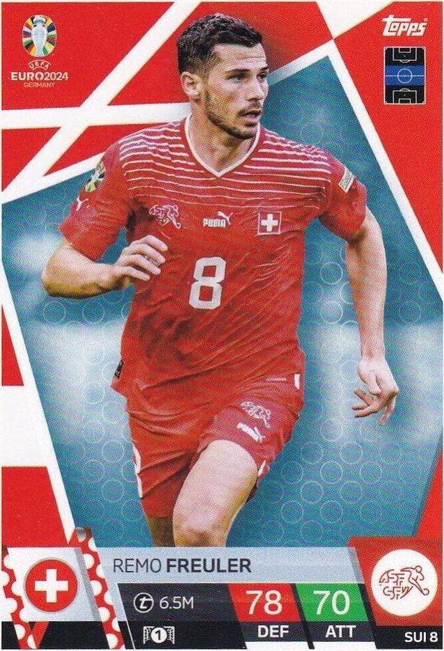 Remo Freuler 2024 Topps Match Attax UEFA EURO