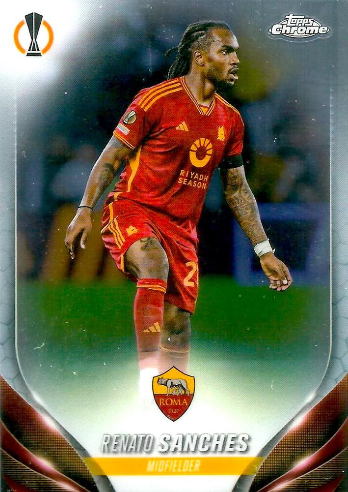 Renato Sanches 2023 Topps Chrome UEFA Club Competitions