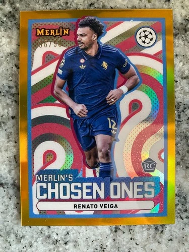 Renato Veiga 2024 Topps Merlin Chrome Gold /50