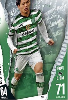 Reo Hatate 2023 Topps Match Attax UEFA Club Competitions