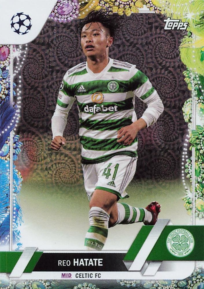 Reo Hatate 2022 Topps UEFA Club Competitions Carnaval Edition