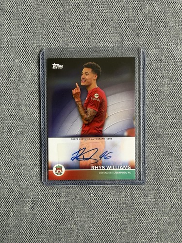 Rhys Williams 2021 Topps Liverpool Team Set