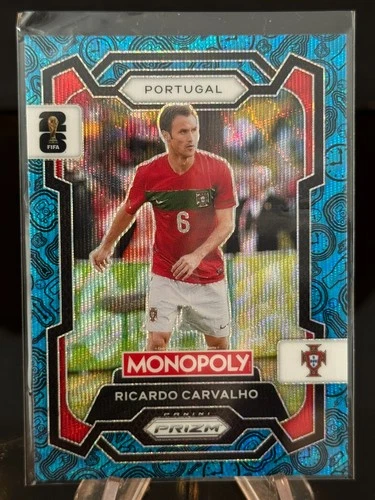 Ricardo Carvalho 2026 Panini Prizm Boardwalk Blue Wave