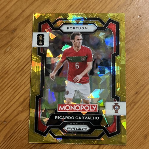 Ricardo Carvalho 2026 Panini Prizm Gold Cracked Ice