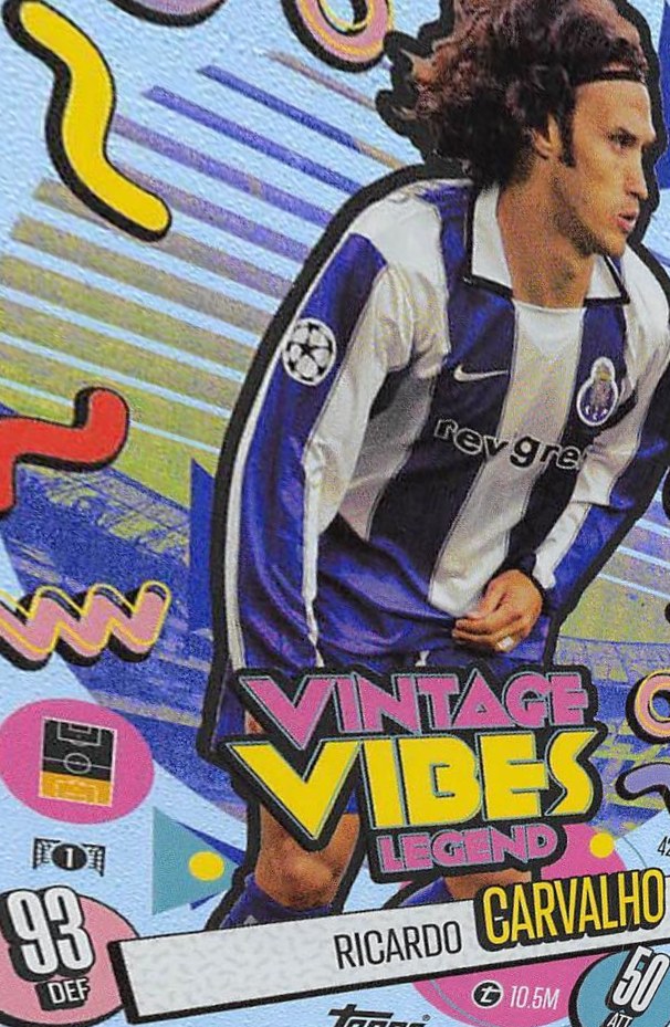 Ricardo Carvalho 2024 Topps Match Attax UEFA Club Competitions