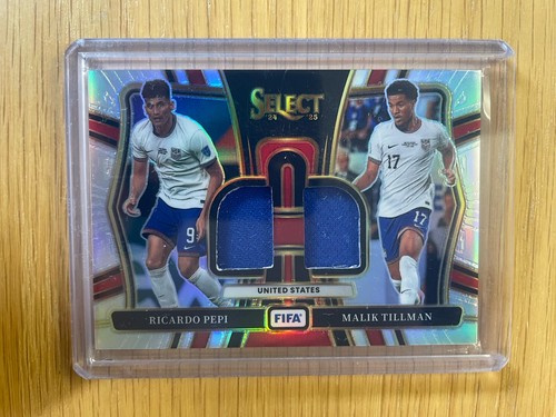 Ricardo Pepi / Malik Tillman 2024 Panini Select Silver Prizm