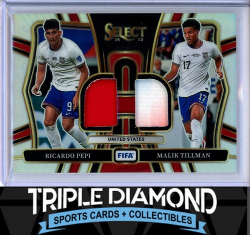 Ricardo Pepi / Malik Tillman 2024 Panini Select Silver Prizm