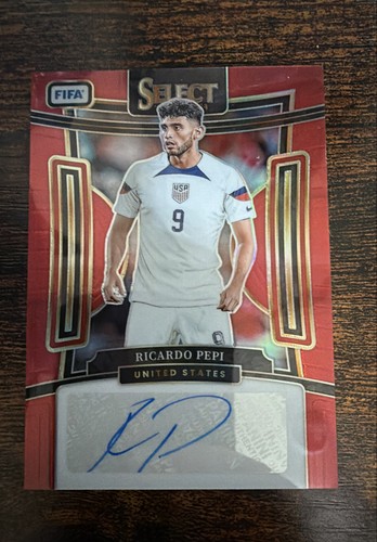 Ricardo Pepi 2024 Panini Select Red Prizm