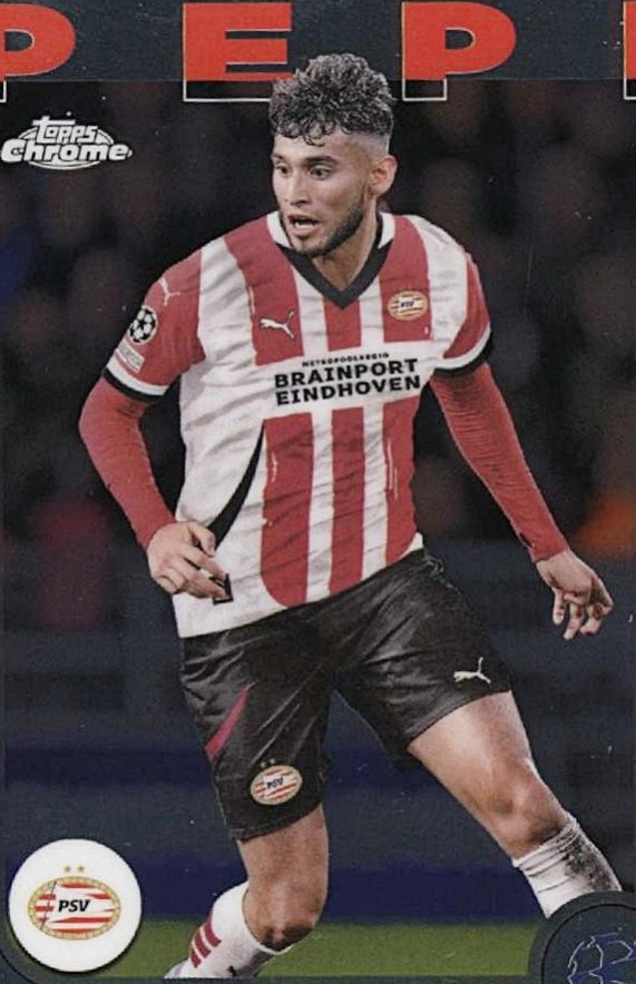 Ricardo Pepi 2024 Topps Chrome UEFA Club Competitions