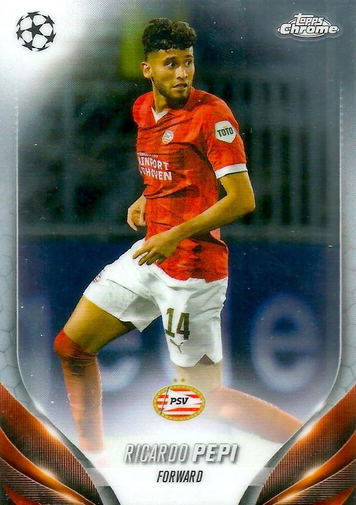 Ricardo Pepi 2023 Topps Chrome UEFA Club Competitions