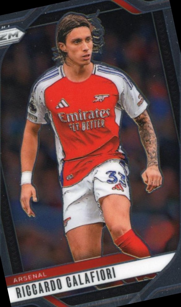 Riccardo Calafiori 2024 Panini Prizm Premier League