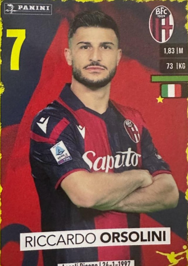 Riccardo Orsolini 2023 Panini Calciatori Stickers