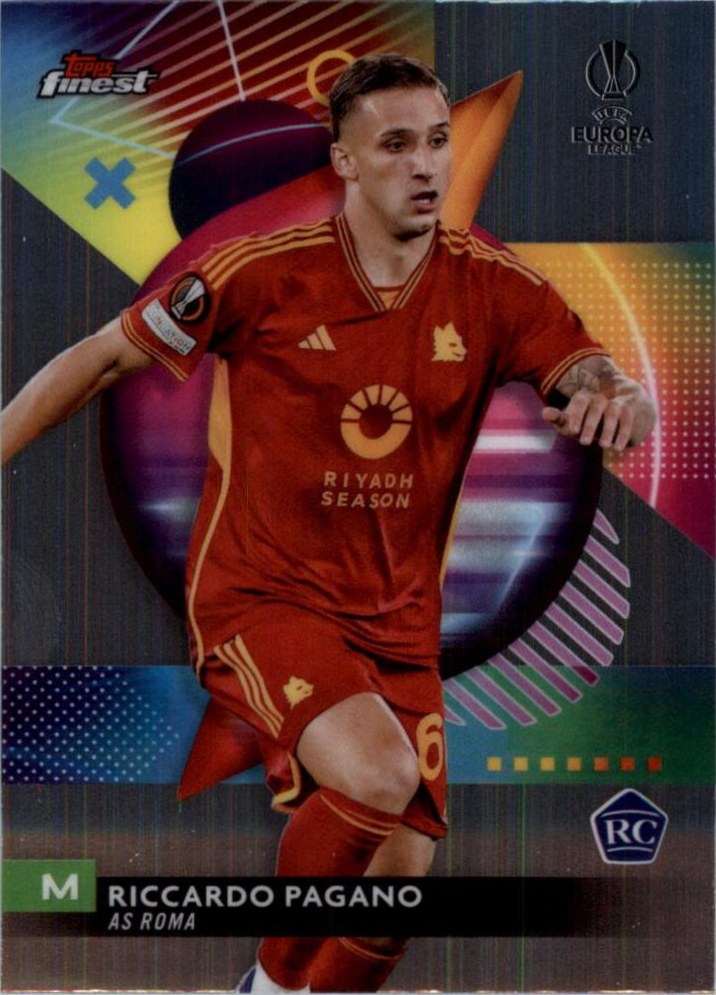 Riccardo Pagano 2023 Topps Finest UEFA Club Competitions