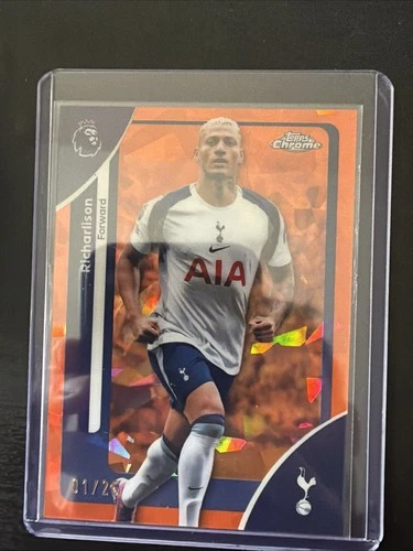 Richarlison 2026 Topps Chrome Premier League Sapphire /25