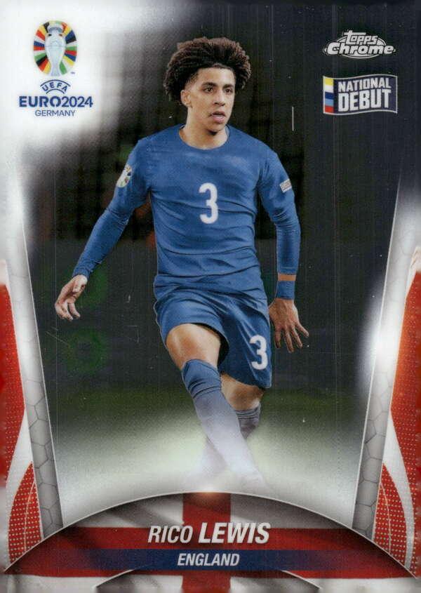 Rico Lewis 2024 Topps Chrome UEFA EURO