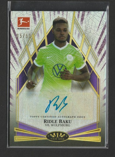 Ridle Baku 2021 Topps Tier One Purple /50